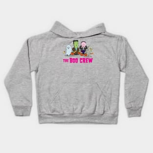 Cute Kid's - The Boo Crew - Cartoon Monsters - Trick or Treat Kids Hoodie